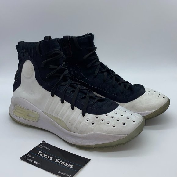 Under Armour | Shoes | Youth Steph Curry 4 Mid Gs Black White | Poshmark